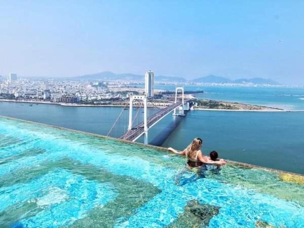 Golden Apartment With Sea View Da Nang Luaran gambar